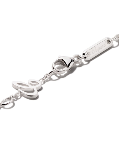 Shop Chopard 18kt White Gold Happy Diamonds Icons Bracelet