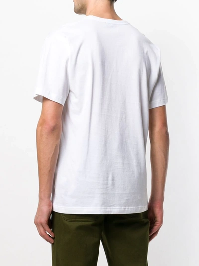 Shop Acne Studios Face-patch Crew Neck T-shirt In White