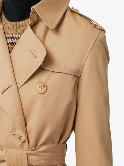 Shop Burberry The Kensington Heritage Trench Coat In Neutrals