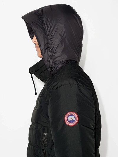 Shop Canada Goose Hybridge Base Padded Jacket In Black