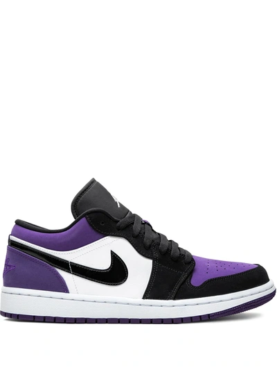 Shop Jordan Air  1 Low ''court Purple'' Sneakers