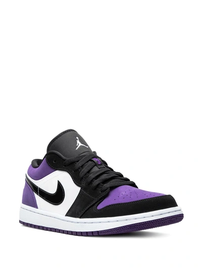 Shop Jordan Air  1 Low ''court Purple'' Sneakers