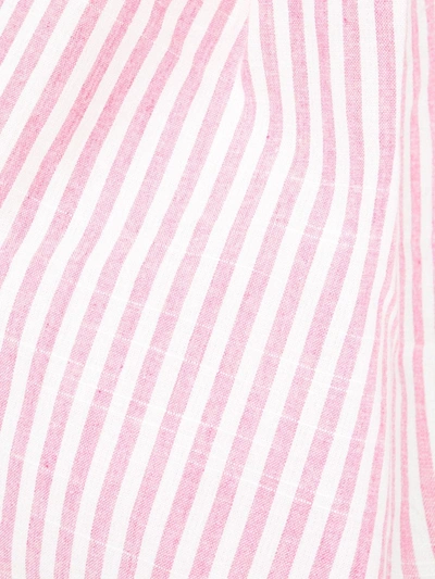 Shop Bambah Striped Globo Blouse In Pink