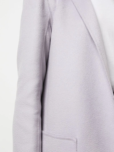 Adam Lippes Zibelline Cashmere Car Coat In Purple
