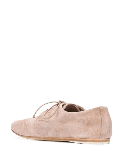 Shop Marsèll Textured Lace-up Shoes In Brown