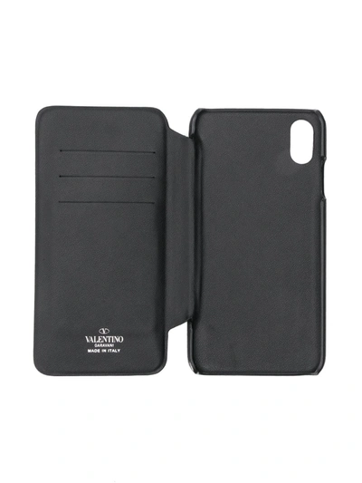 Shop Valentino Vltn Iphone Xs Max Case In Black