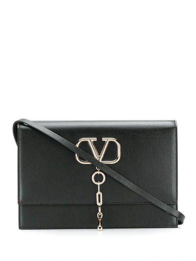 Shop Valentino Vcase Crossbody Bag In Black