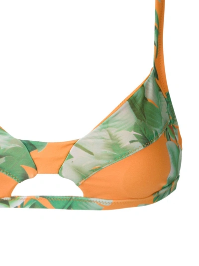 Amir Slama Printed Bkini Set In Green
