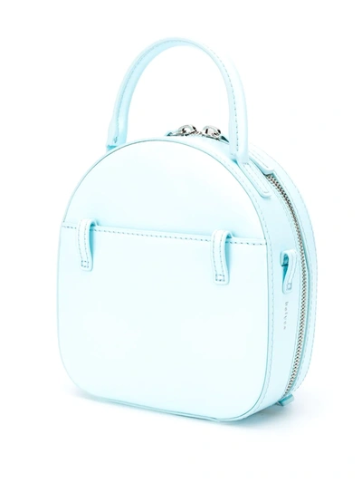 Shop Belysa Mini Zipped Belt Bag In Blue