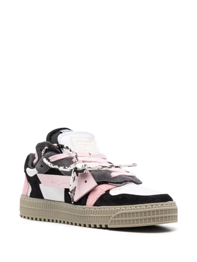 Shop Off-white Floating Arrow Low-top Sneakers In Pink
