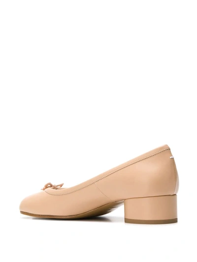 Shop Maison Margiela Tabi Ballerina Shoes In Neutrals