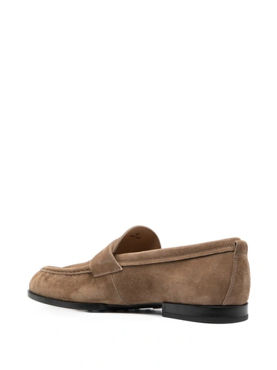 Shop Tod's Low-heel Loafers In Neutrals