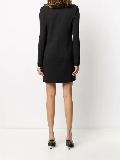Shop Dsquared2 Beaded Mini Dress In Black