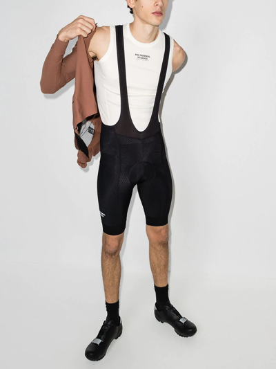 Pas Normal Studios Black Essential Cycling Bib Shorts In Schwarz