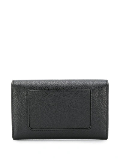 Shop Mulberry Darley Medium Classic Wallet In Black