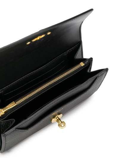 Mulberry Darley Medium Classic Wallet In Black