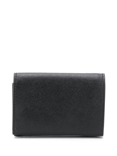 Marni Logo Lettering Wallet In Black