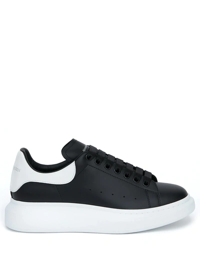 Shop Alexander Mcqueen Oversized Colour-block Sneakers In Black