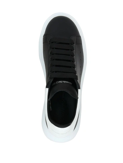 Shop Alexander Mcqueen Oversized Colour-block Sneakers In Black