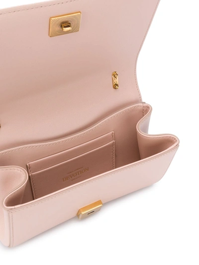 Shop Dolce & Gabbana Small Devotion Shoulder Bag In Neutrals