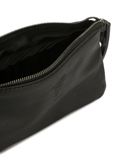 Shop Discord Yohji Yamamoto Medium Pouch Wallet In Black