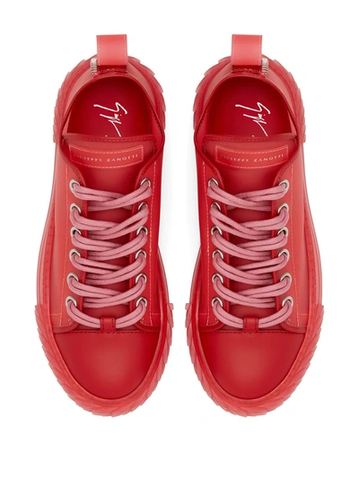 Shop Giuseppe Zanotti Blabber Sneakers In Red