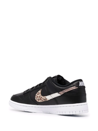 Nike Dunk Low Basketball Sneaker In Schwarz