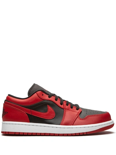 Shop Jordan 1 Low "reverse Bred" Sneakers In Red