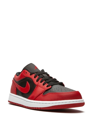 Shop Jordan 1 Low "reverse Bred" Sneakers In Red