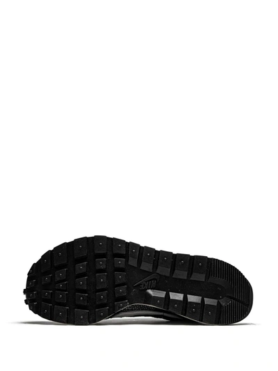 Nike X Sacai Vaporwaffle "black White" Sneakers In Black