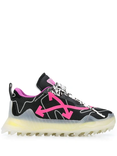 Shop Off-white Odsy Mesh Transparent Sneakers In Black