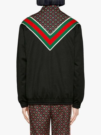 Shop Gucci Gg Star Oversize Jacket In Black