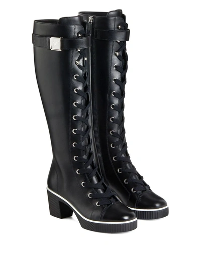 Shop Giuseppe Zanotti Nidir 70mm Knee-high Boots In Black