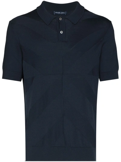 Shop Frescobol Carioca Short-sleeve Polo Shirt In Blue