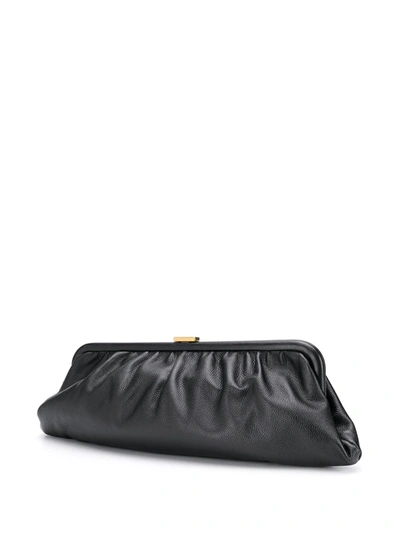 Shop Balenciaga Xl Cloud Clutch In Black