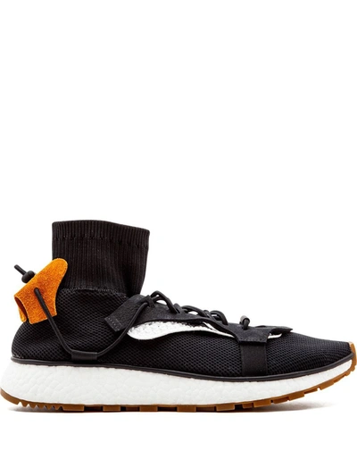 Shop Adidas Originals X Alexander Wang Run Sneakers In Black