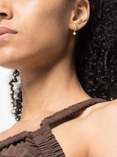 Anita Ko 18k Yellow Gold Diamond Hoop Earring