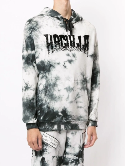 Shop Haculla Logo Print Hoodie In Grey