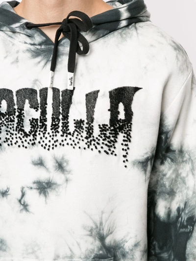 Shop Haculla Logo Print Hoodie In Grey