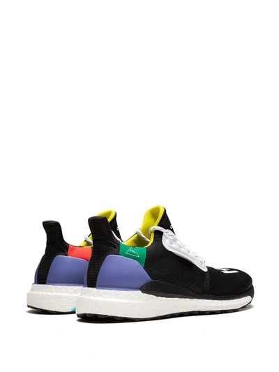 Adidas Originals X Pharrell Williams Solar Hu Glide Sneakers In Black