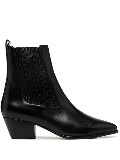 Shop Sandro Melya 55mm Ankle Boots In Black
