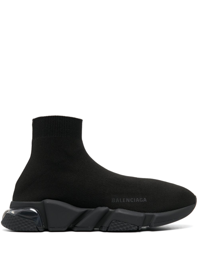 Shop Balenciaga Speed Pull-on Sneakers In Black