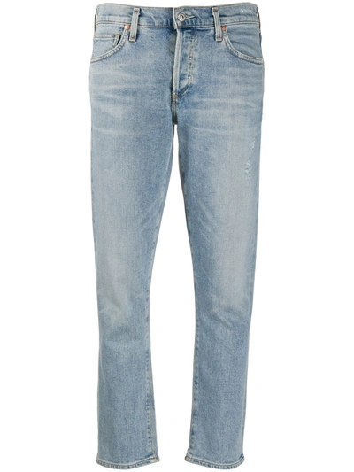 Shop Citizens Of Humanity Emerson Slim Fit Boyfriend Jeans In Blue