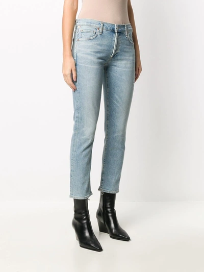 Shop Citizens Of Humanity Emerson Slim Fit Boyfriend Jeans In Blue
