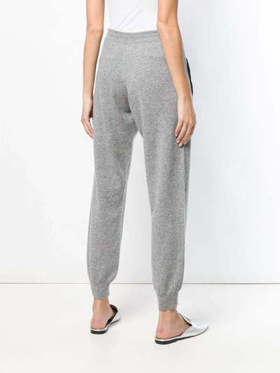 Shop Barrie Knitted Track Pants In Grey