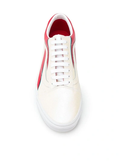 Vans Bowie Lightning Sneakers In White