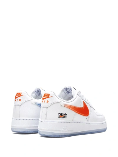 Shop Nike X Kith Air Force 1 Low "orange" Sneakers In White