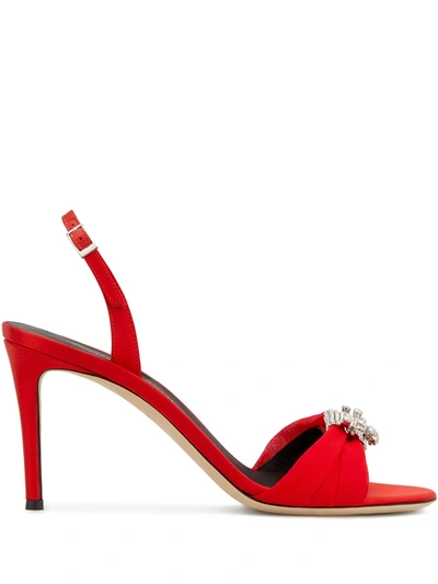 Shop Giuseppe Zanotti Tiphaine Sandals In Red