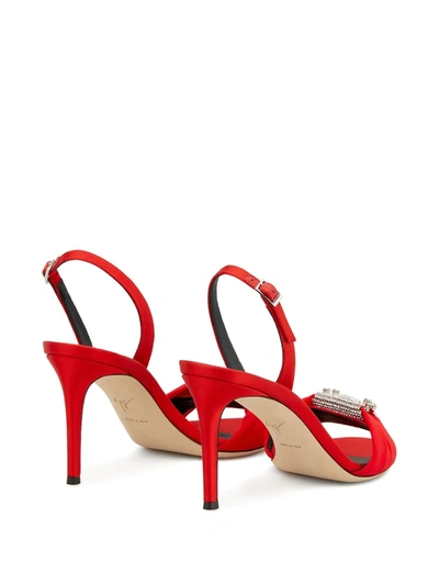 Shop Giuseppe Zanotti Tiphaine Sandals In Red