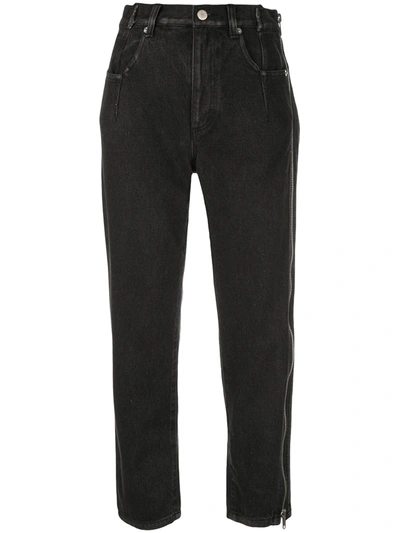 3.1 Phillip Lim Zip-detail Cropped Jeans In Black